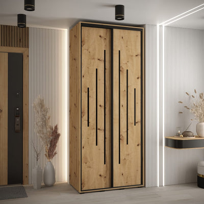 Cannes XII Sliding Door Wardrobe 100cm
