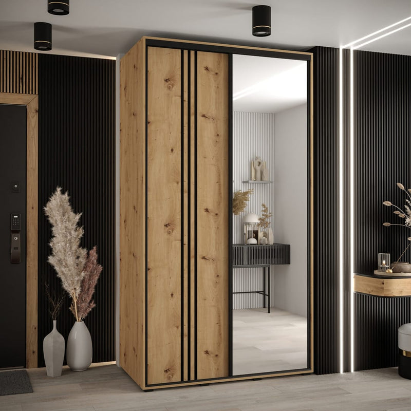 Cannes VII Sliding Door Wardrobe 140cm