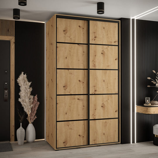 Cannes IV Sliding Door Wardrobe 140cm