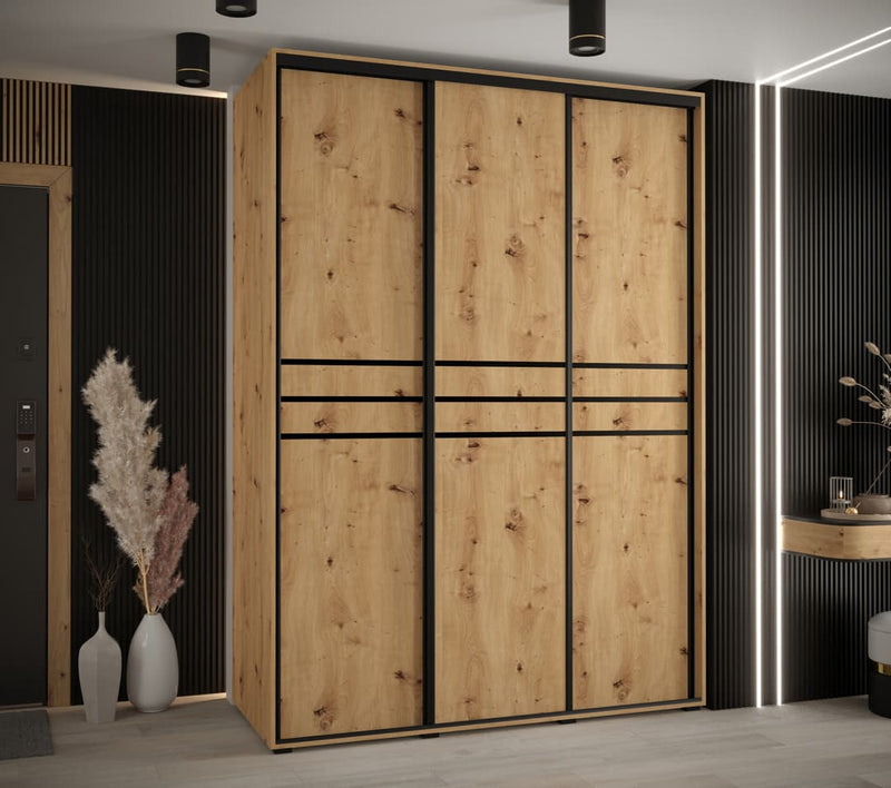 Cannes X Sliding Door Wardrobe 180cm