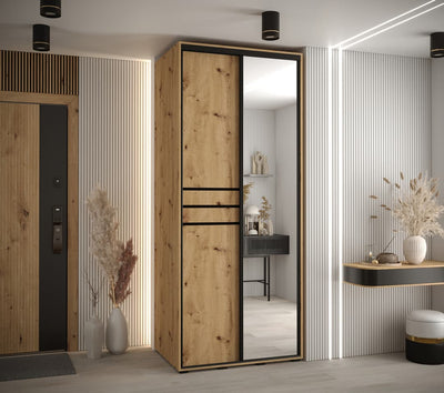 Cannes XI Sliding Door Wardrobe 120cm