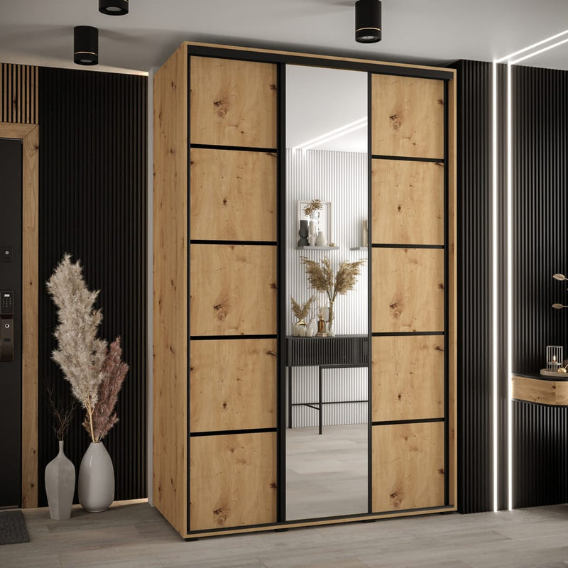 Cannes V Sliding Door Wardrobe 160cm