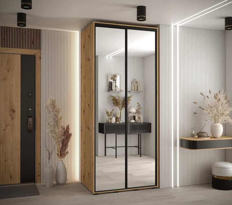 Cannes II Sliding Door Wardrobe 110cm