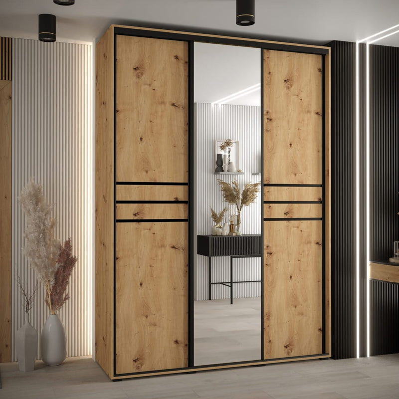 Cannes XI Sliding Door Wardrobe 170cm