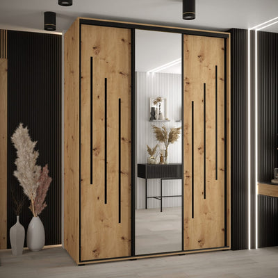 Cannes IX Sliding Door Wardrobe 180cm