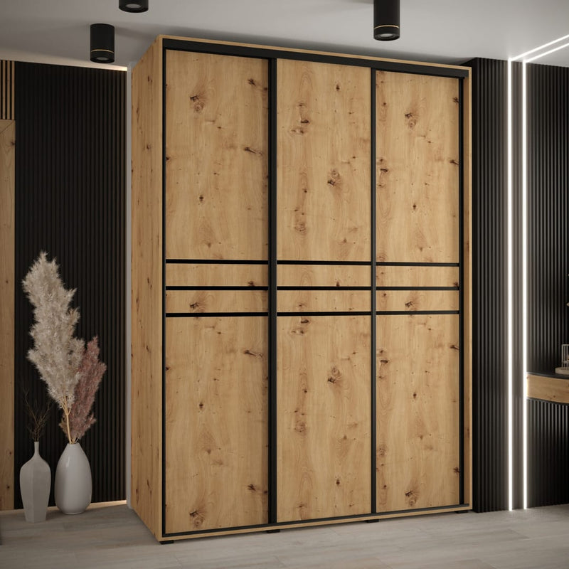 Cannes X Sliding Door Wardrobe 180cm