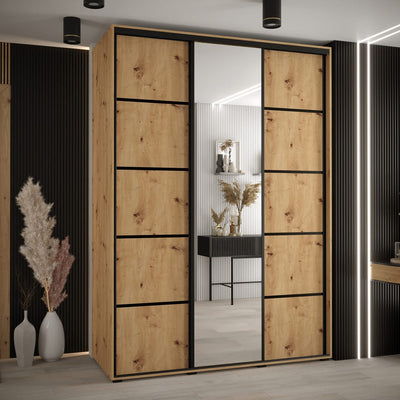 Cannes V Sliding Door Wardrobe 180cm