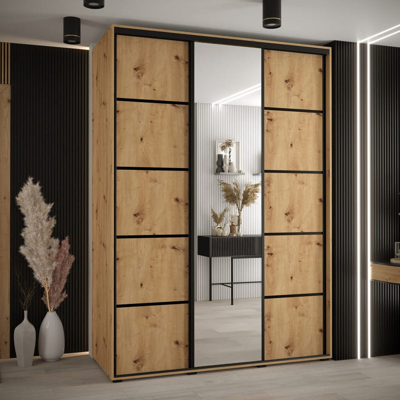 Cannes V Sliding Door Wardrobe 180cm