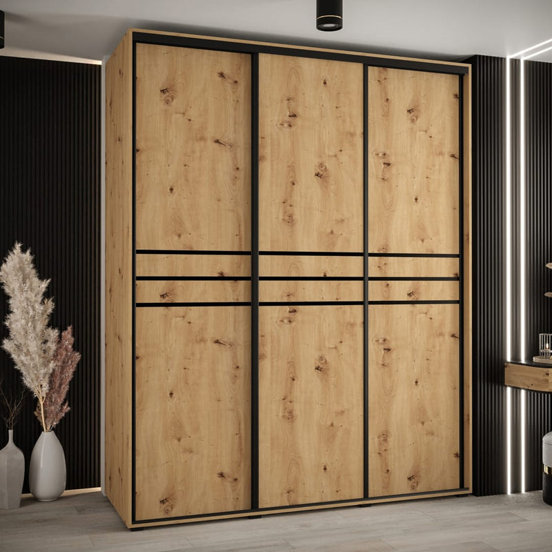 Cannes X Sliding Door Wardrobe 190cm