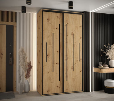 Cannes XII Sliding Door Wardrobe 130cm