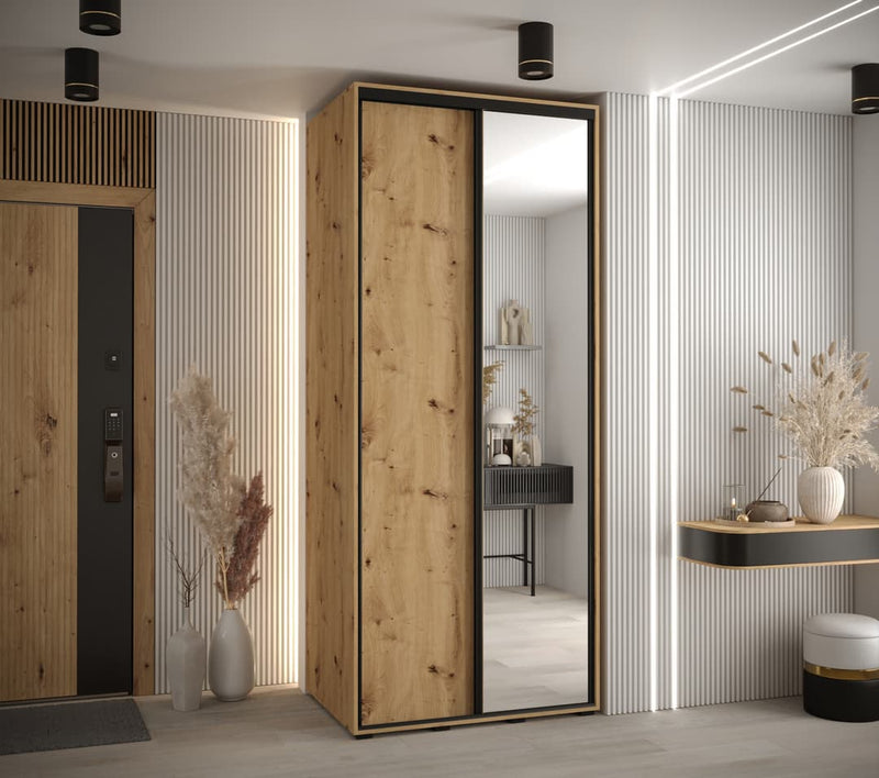 Cannes III Sliding Door Wardrobe 120cm