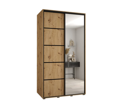 Cannes V Sliding Door Wardrobe 130cm