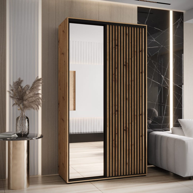 Sapporo II Sliding Door Wardrobe 140cm