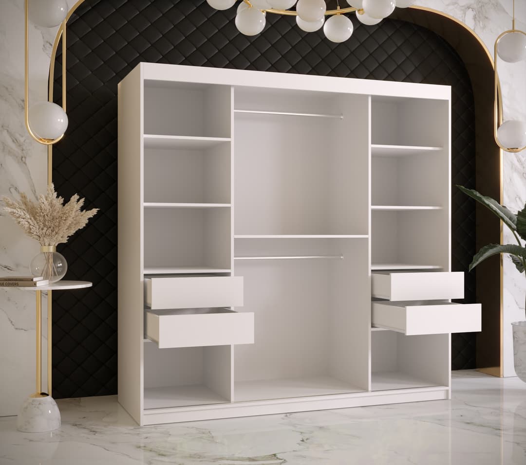 Ramiro I Sliding Door Wardrobe 180cm – Arthauss Furniture