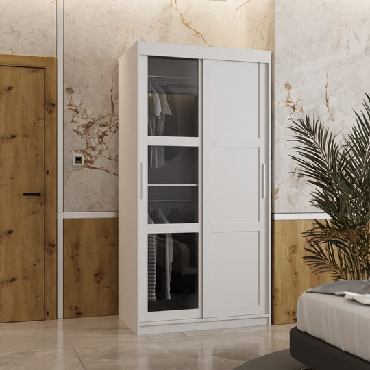 Parma III Sliding Door Wardrobe 100cm