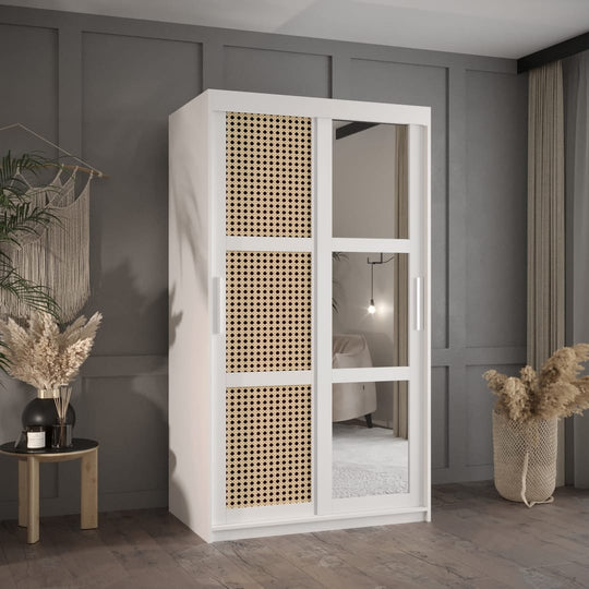 Rena II Sliding Door Wardrobe 100cm