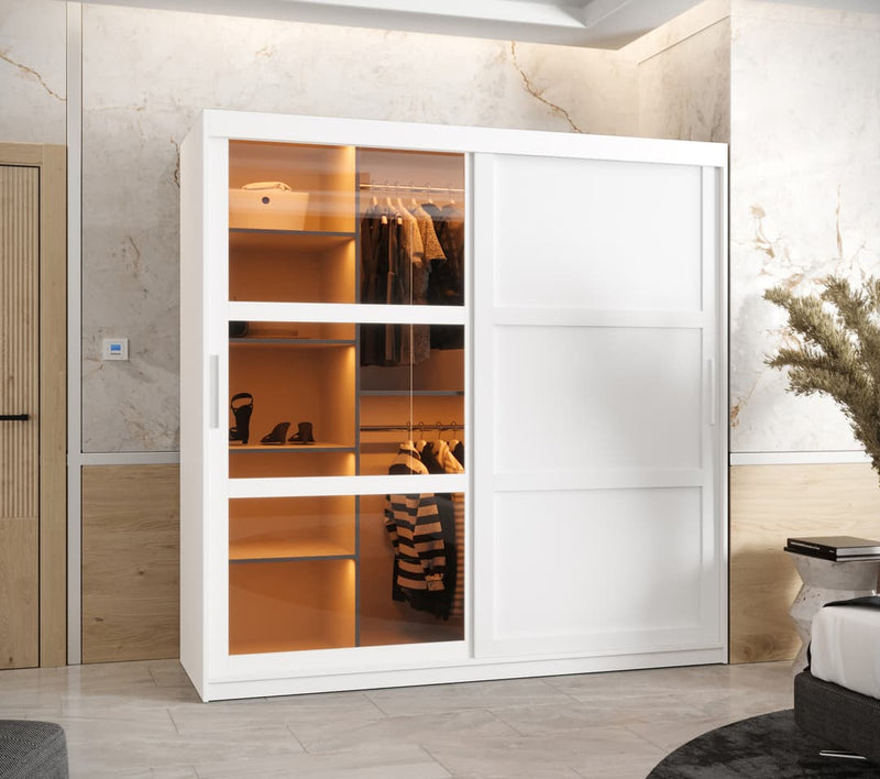 Parma III Sliding Door Wardrobe 180cm