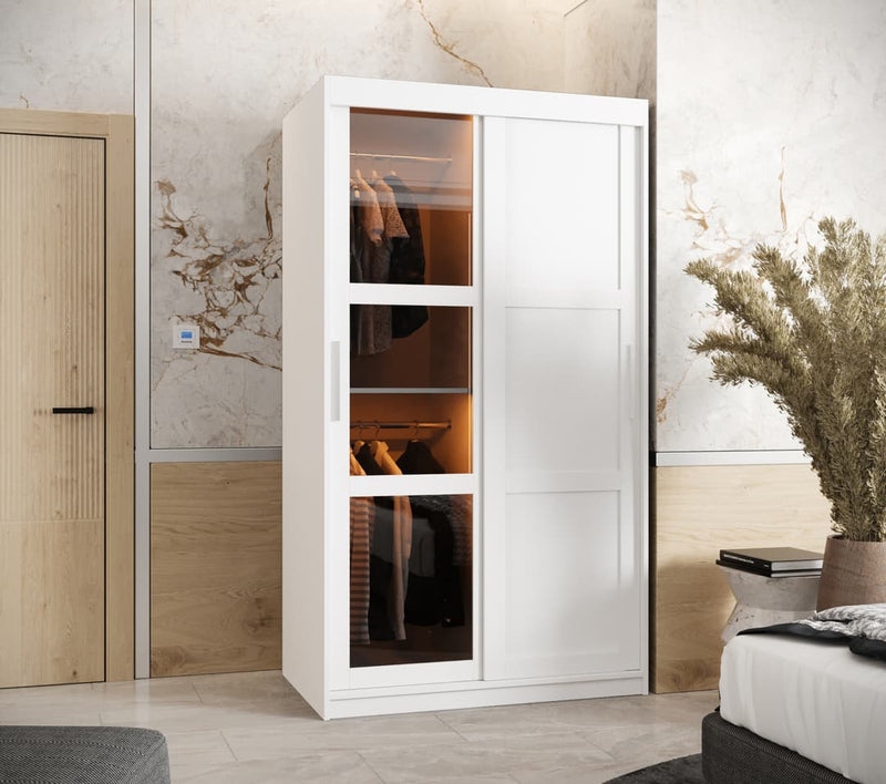 Parma III Sliding Door Wardrobe 100cm