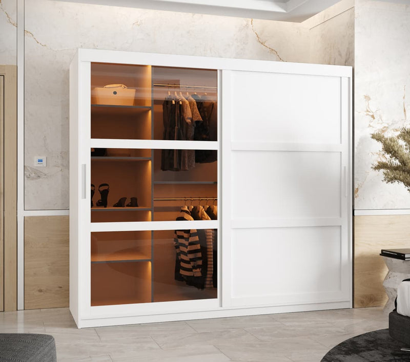 Parma III Sliding Door Wardrobe 200cm