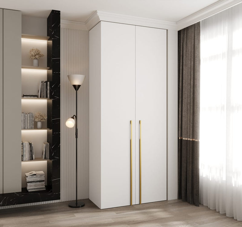 Como III Hinged Door Wardrobe 100cm