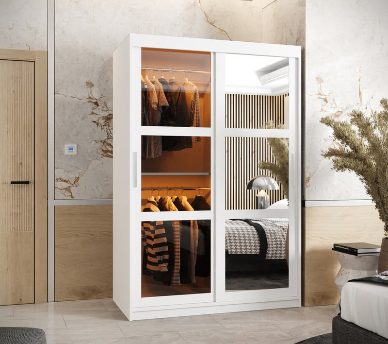 Parma II Sliding Door Wardrobe 120cm