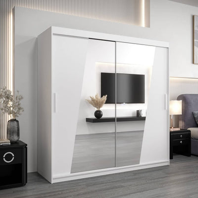 Rhomb Sliding Door Wardrobe 200cm