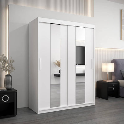 Pole Sliding Door Wardrobe 150cm