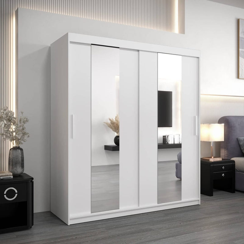 Pole Sliding Door Wardrobe 180cm