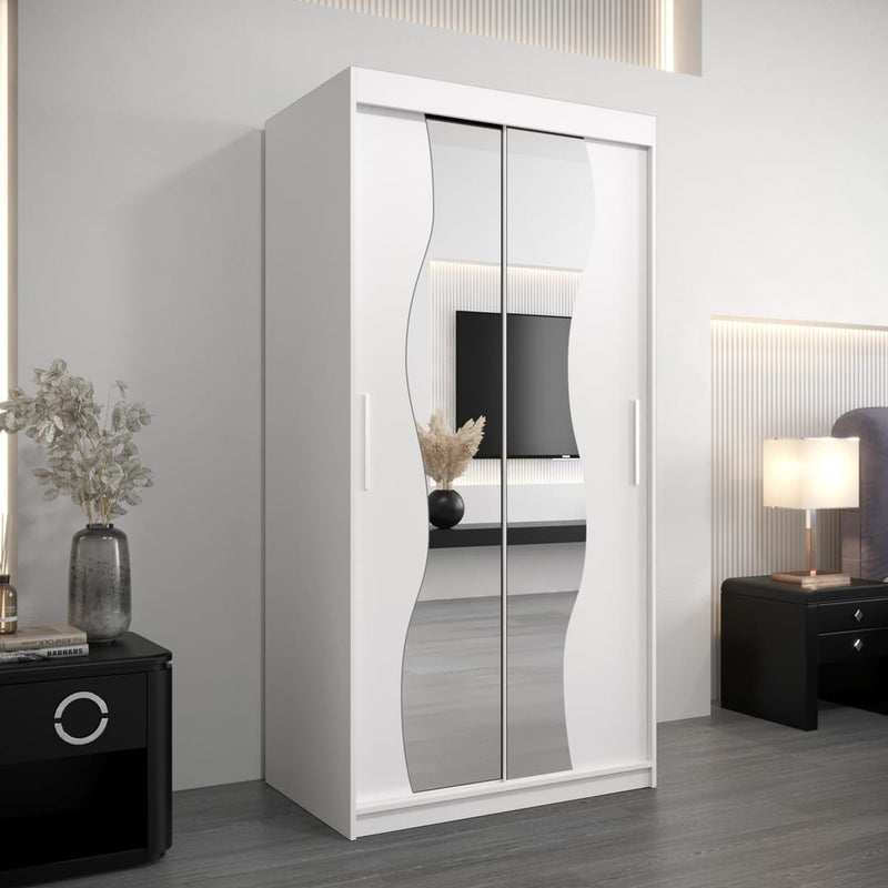 Madrid Sliding Door Wardrobe 100cm