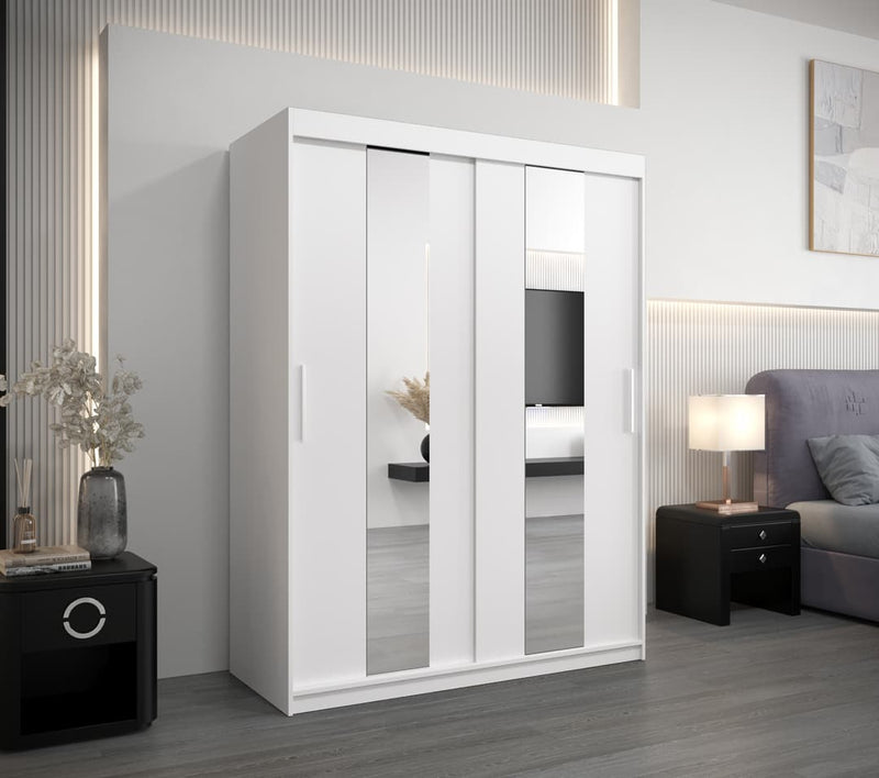 Pole Sliding Door Wardrobe 150cm