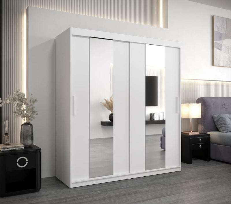 Pole Sliding Door Wardrobe 180cm