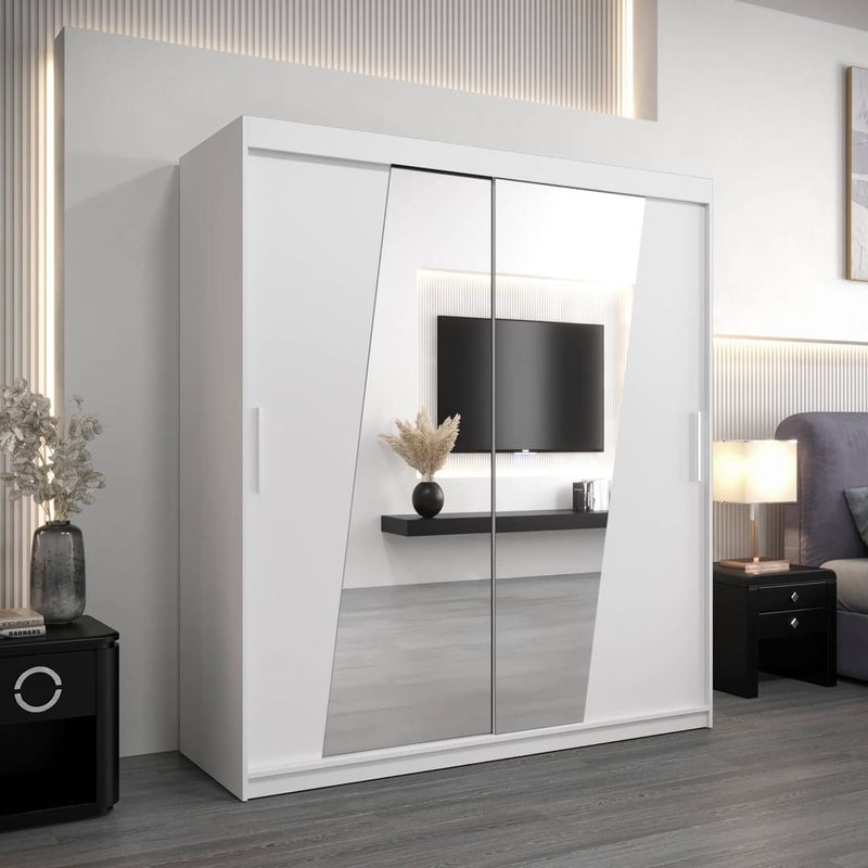 Rhomb Sliding Door Wardrobe 180cm