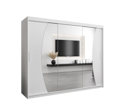 Wave Sliding Door Wardrobe 250cm