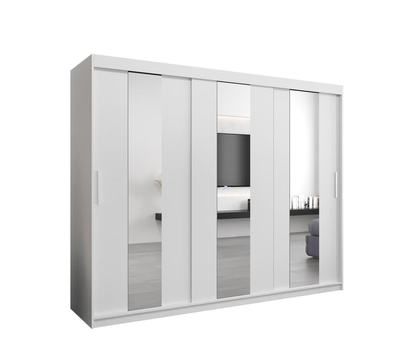 Pole Sliding Door Wardrobe 250cm