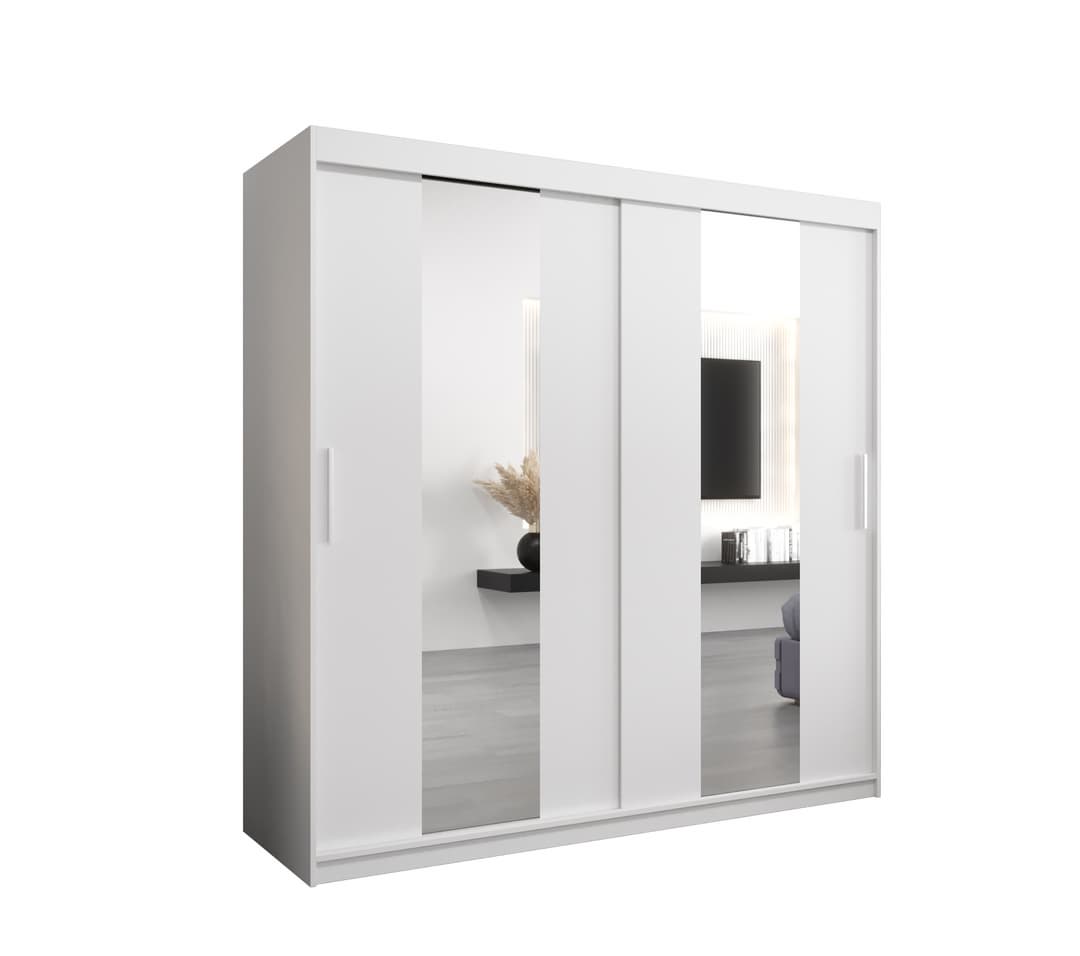 Pole Sliding Door Wardrobe 200cm – Arthauss Furniture