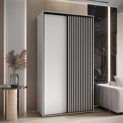 Sapporo I Sliding Door Wardrobe 140cm