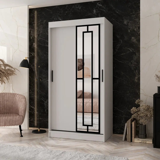 Modena Sliding Door Wardrobe 100cm