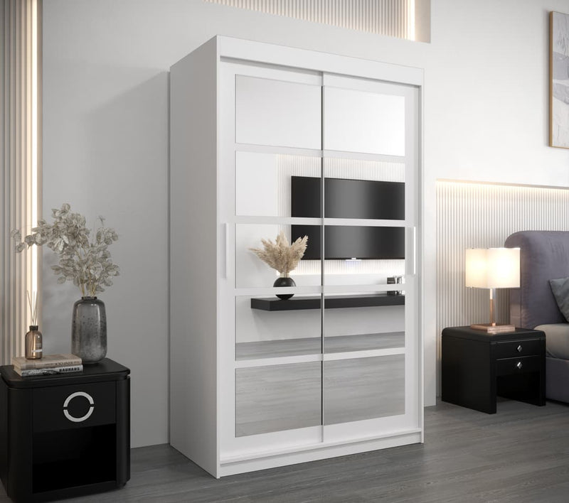 Roma II Sliding Door Wardrobe 120cm