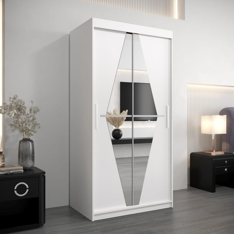 Boliwia Sliding Door Wardrobe 100cm