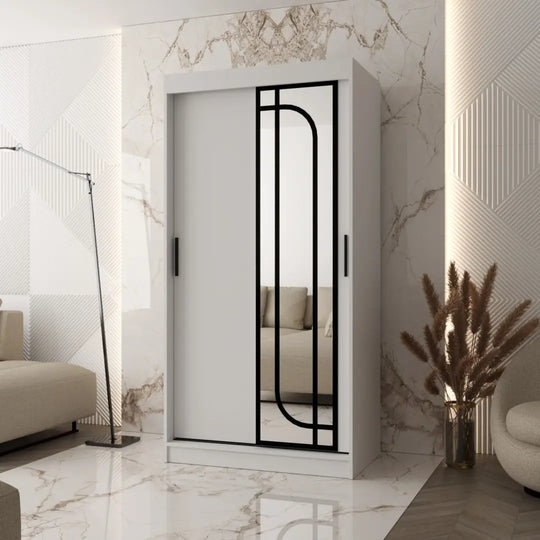 Alabama Sliding Door Wardrobe 100cm