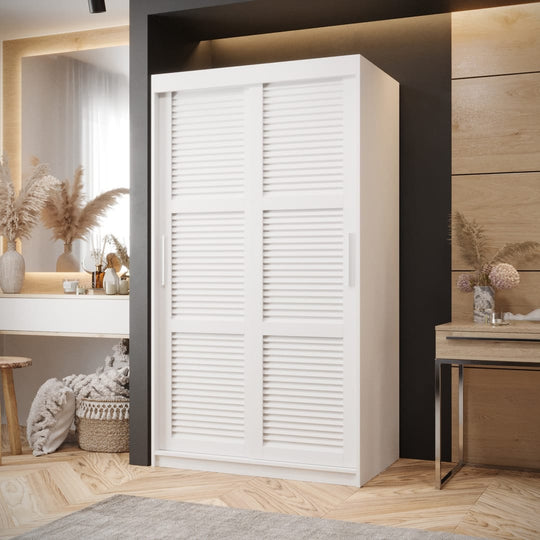 Larvik I Sliding Door Wardrobe 100cm
