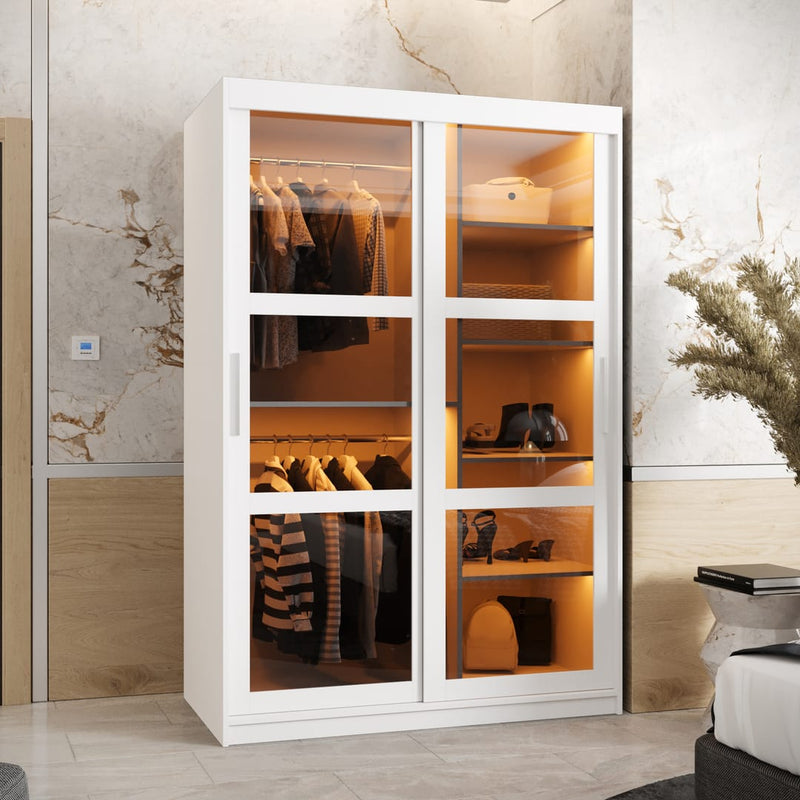 Parma Sliding Door Wardrobe 120cm