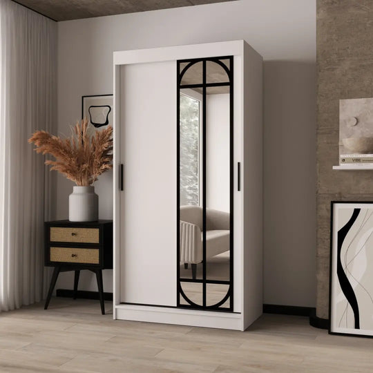 Lugo Sliding Door Wardrobe 100cm