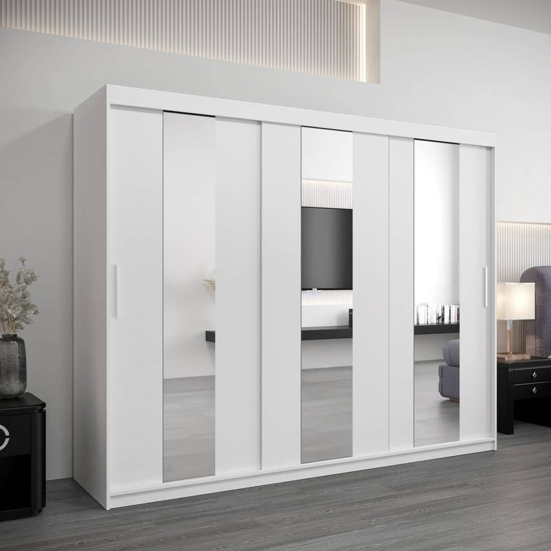 Pole Sliding Door Wardrobe 250cm
