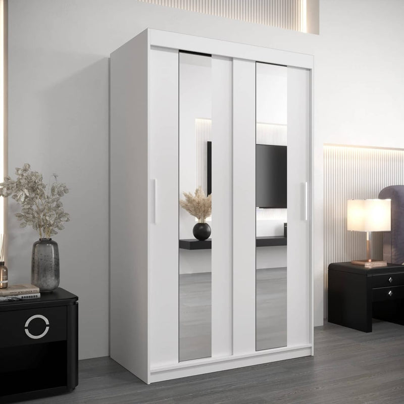 Pole Sliding Door Wardrobe 120cm