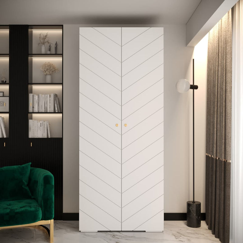 Manhattan IV Hinged Door Wardrobe 100cm