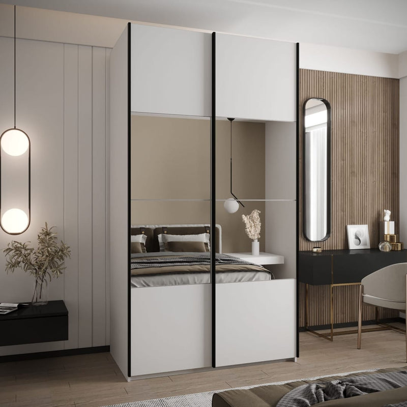 Trosa IV Sliding Door Wardrobe 140cm