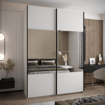Trosa IV Sliding Door Wardrobe 180cm