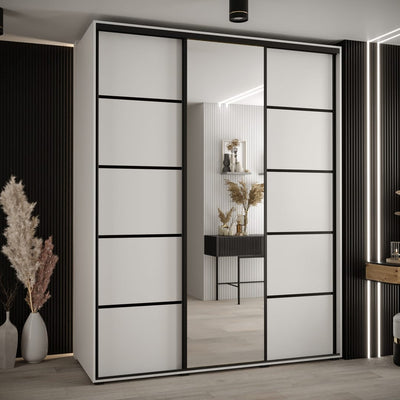 Cannes V Sliding Door Wardrobe 200cm