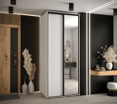 Cannes III Sliding Door Wardrobe 120cm